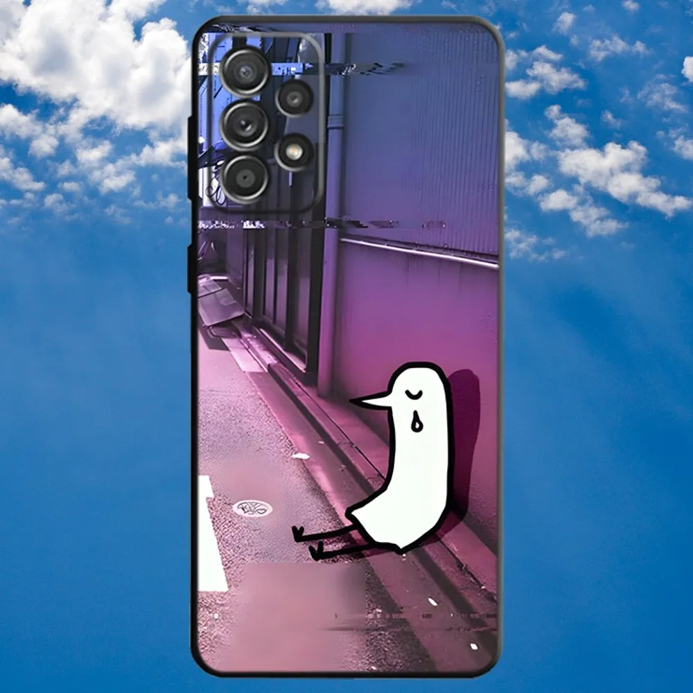 G-Goodnight P-Punpun Phone Case For Samsung S21,S22 Ultra,S20,S30 plus,S22 plus,S23,S30 ultra 5G Soft Black Cover