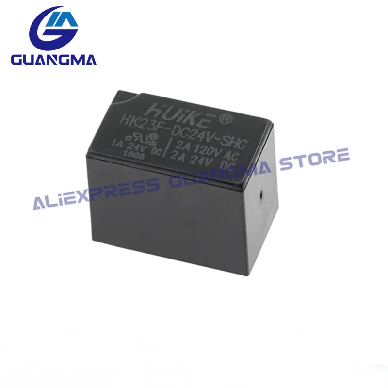 Imagem -04 - Huike Relé Hk23f Hk23f-dc5v-shg Hk23f-dc12v-shg Hk23f-dc24v-shg Power Relay Volt Dc5v 12v 24v 2a 6pin 0.2w 100 Pcs 100 Novidades