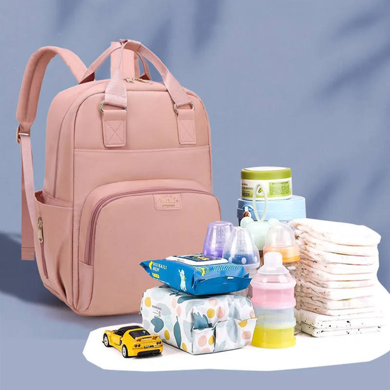 Mummy Bag USB Diaper Bag Baby Care Large Capacity Mom Backpack Mummy Maternity Wet Bag Waterproof Baby Pregnant Bag Nappy Bag