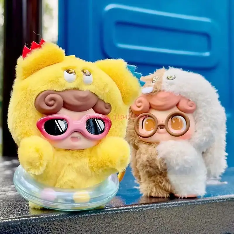 Jotoys Q.Kid Emotional Hairy Monster Series Plüsch Blind Box Kawaii Puppe Tabletop Decor Figur Mystery Toy Collectible Kid Gif