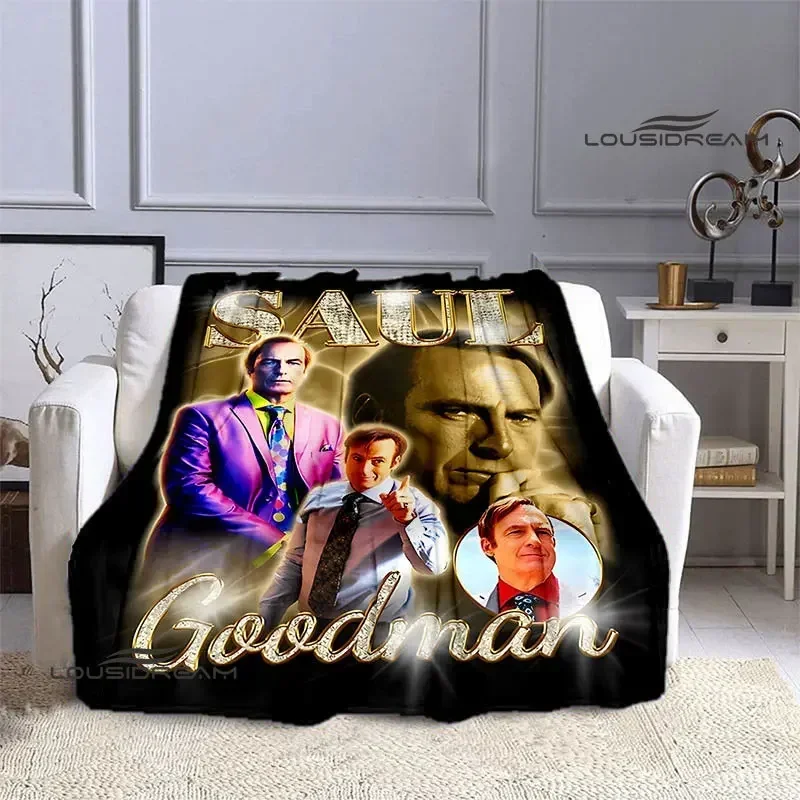Better Call Saul Printed Picnic blanket blankets for beds Flange Warm blanket Home travel blankets bed linings birthday gift