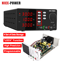 Memory Function Bench Source Programmable Precision Adjustable Digital  Dc Power Supply 30V 10A Lab Stabilizer Voltage Regulator