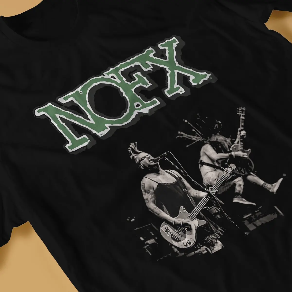 Punk Concert Man\'s TShirt NOFX O Neck Short Sleeve 100% Cotton T Shirt Humor Top Quality Gift Idea