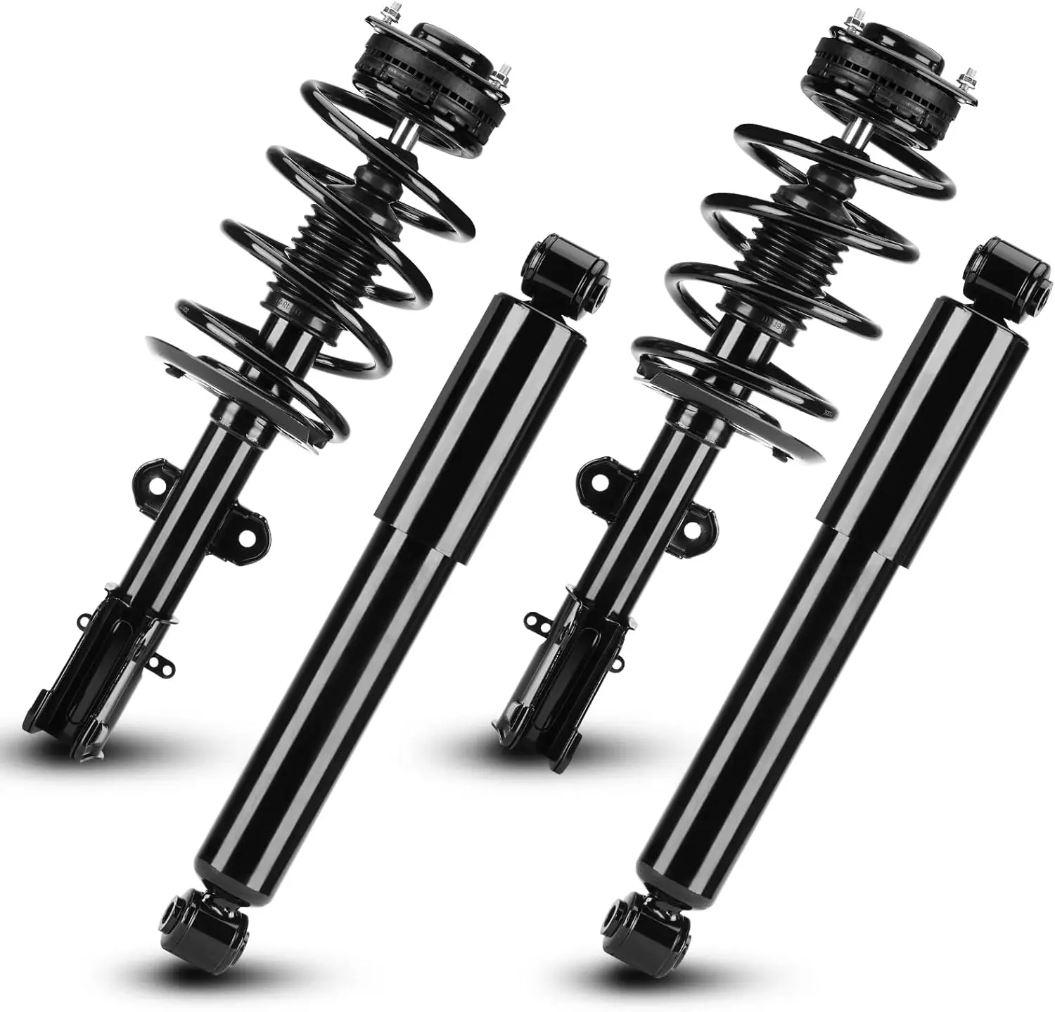 

Front Rear Complete Struts Assembly Shock Absorbers w/Coil Spring Fit for Chrysler Town & Country 2008-2016, for Dodge Grand Car