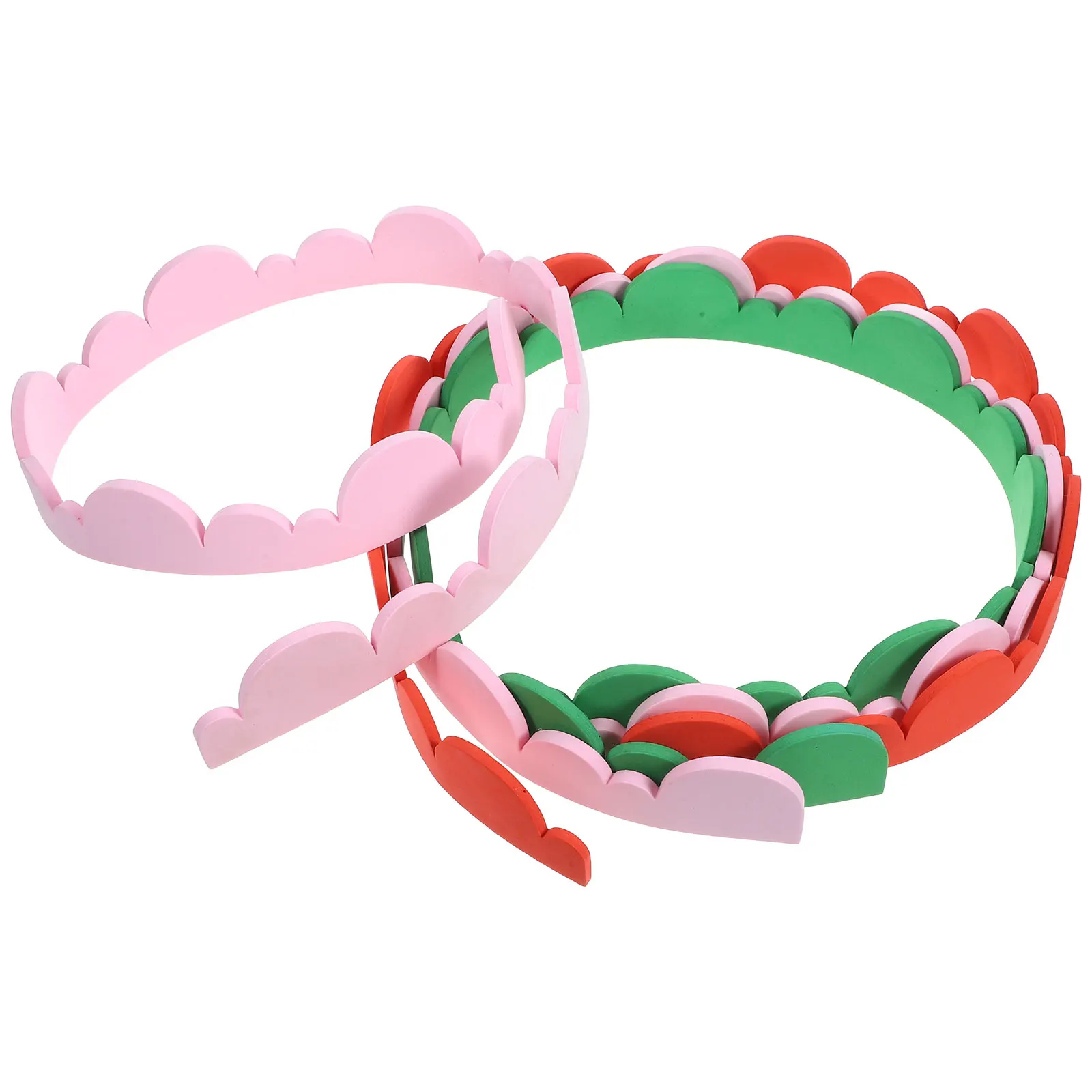 4 قطع من الزهور المزخرفة بالرغوة، حدود لوحة الإعلانات، ديكورات المدرسة، تزيين السبورة #2