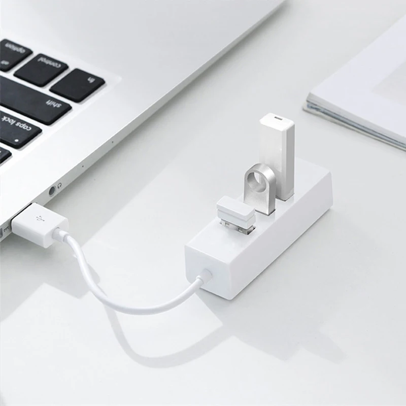 1PC USB Hub USB Separators High Speed 4-port USB Expander Power Hub Adapter PC Laptop Accessories