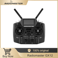 Hot Sale Radiomaster GX12 1000HZ 3D Digital CNC Hall Gimbal Dual Band Antenna Gemini XROSSBAND EXpressLRS Radio Controller