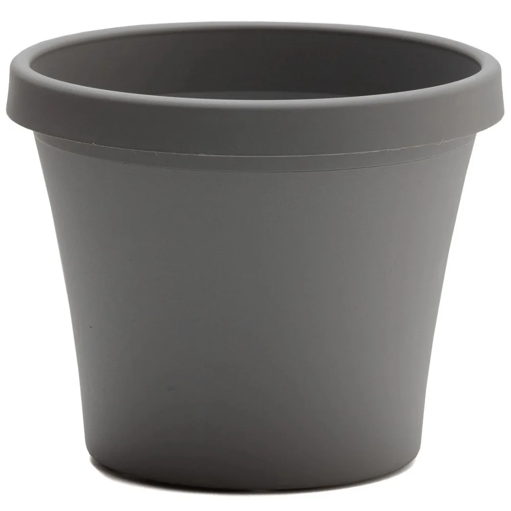 

24" - Charcoal Gray, (Saucer Not Included) Durable Resin Pot, for Indoor and Outdoor Use, 16 Gallon Capacity