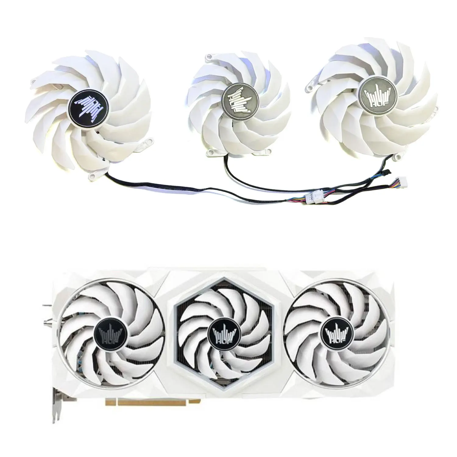 89MM FY09015M12LPA 100MM FY010015M12LPA 4PIN Fan for GALAXY Geforce RTX 3080 3080ti 3090 3090ti HOF OC Lab Edition Graphics Card