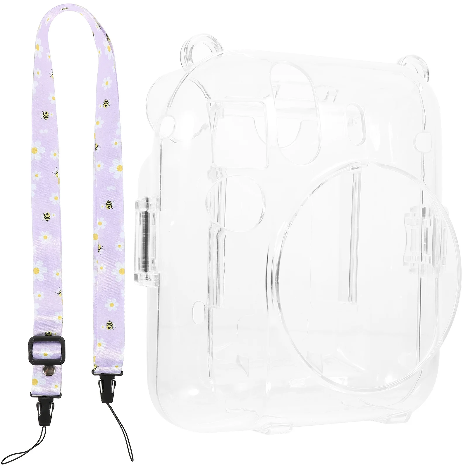 حقيبة واقية للكاميرا الفورية مقاومة للخدش وحزام كتف كروس متوافقة مع حقيبة حمل كاميرا Mini12