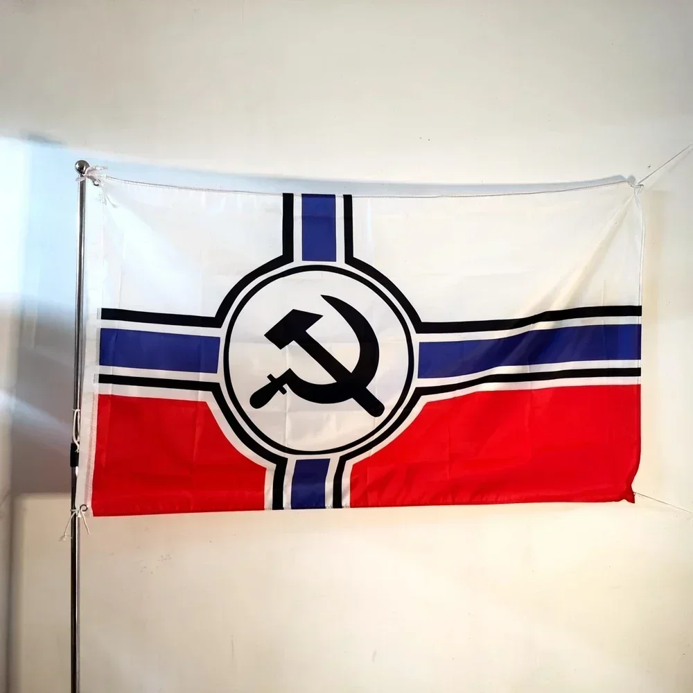 

Soviet USSR CCCP Flag 90x150cm - Vintage Russian Army Steel Cross Banner Polyester Outdoor Decor, Historical Patriotic Gift