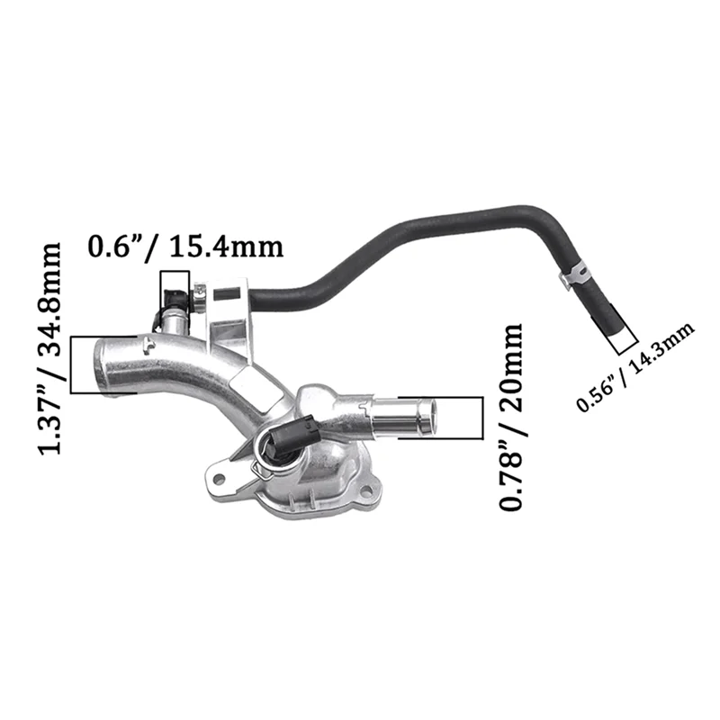 L39A-2X Engine Coolant Thermostat Housing For Opel Astra J Adam Corsa D Meriva B A14XEL ER 25192985 1338022 55562048 1338487