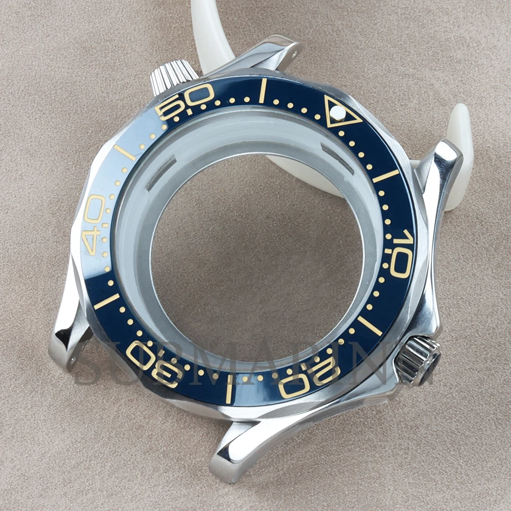NH35 Case Bracelet 41mm Watch Case Waterproof 316L Stainless Steel FIT Seiko NH35 NH36 Movement 31mm Dial Seamaster 300 Case image 3