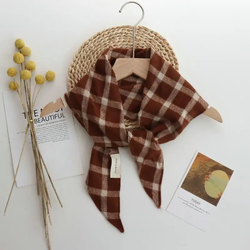 وشاح مثلث منقوش محبوك أنيق؛ شال عالي الجودة، وشاح رأس دافئ للسيدات؛ وشاح صغير كاجوال مفيد