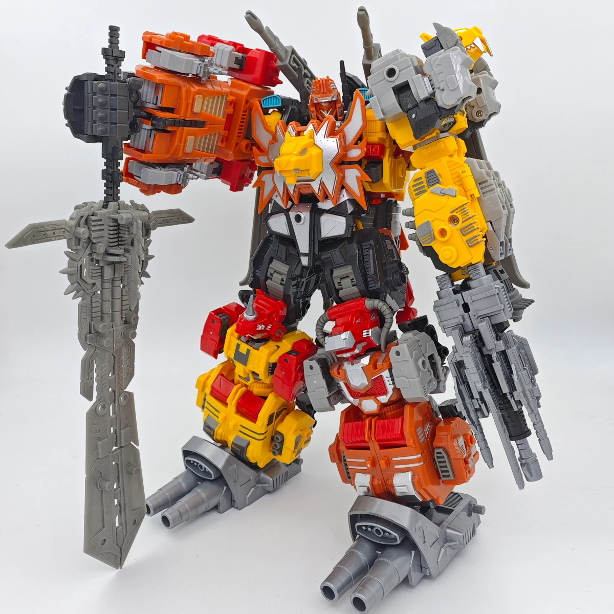 TENGYANG 30CM Predaking Transformation 6 IN 1 Predacons 5 IN 1 Action Figure NO BOX