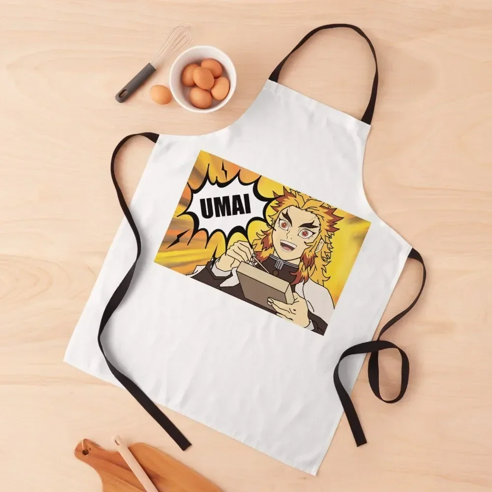 

UMAI Apron kitchen jacket woman Men gift For Hairdresser painting Apron