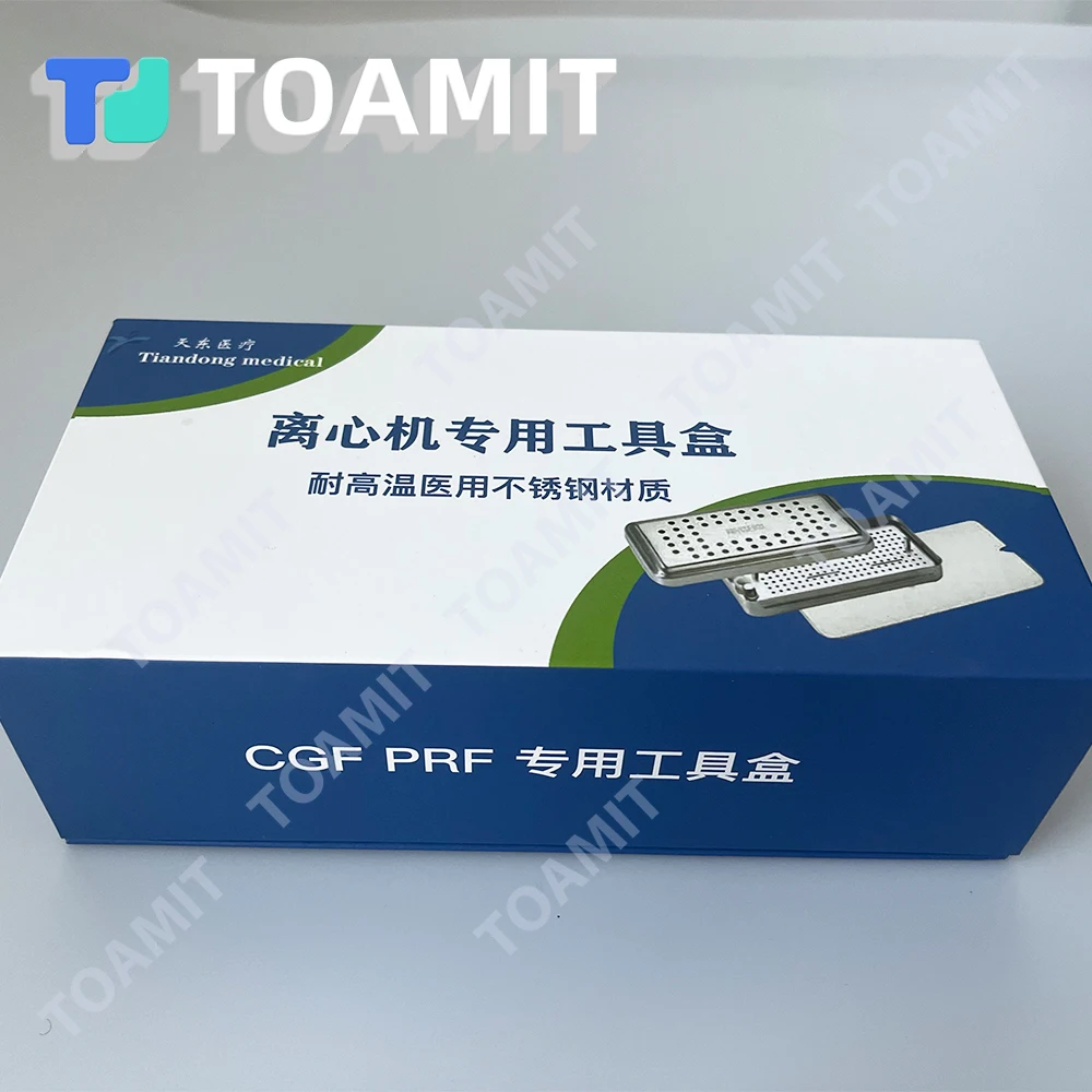 

Implant Plate Dental PRF& CGF Box Implant Surgical Stainless Steel Rich Fibrin Box Bone Membrane Kit Instrument Dentistry