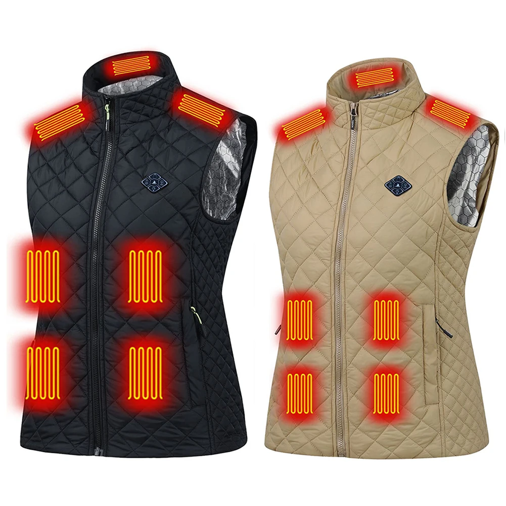 21 Heating Zones USB Heated Vest Winter Sportswear Heated Coat Heating Vest for Women