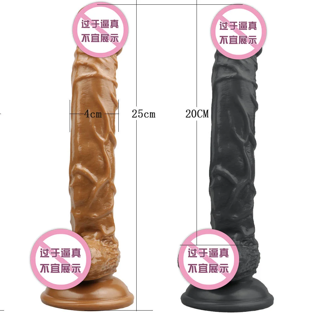 Female Realistic dildo Penis Large Suction Cup Masturbation Appliance Female Masturbator Phallus Adult Sex Toy Products