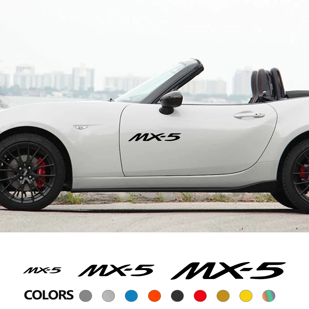 Various Sizes Car Body Sticker For Mazda MX-5 MX5 Miata Na Nb Nc Nd Graphics Sport Styling Decals Vinyl Cover Auto Accessories