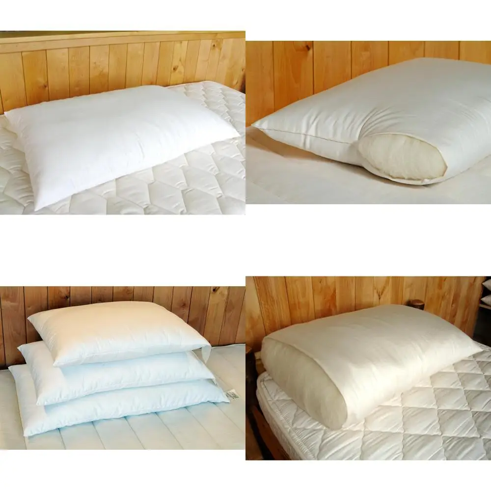

Luxurious Organic Queen Size Wool Pillow by Holy Lamb