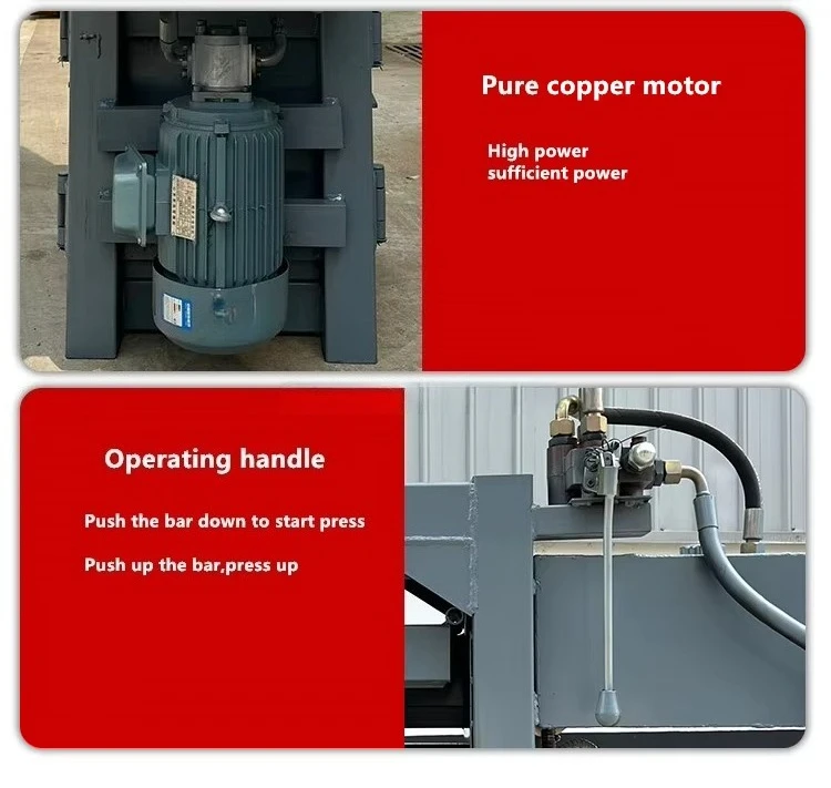 Hydraulische compressie Metalen trommelpers Stalen afgewerkte olie-trommelverdichter Hydraulische olie-trommelvervlakker