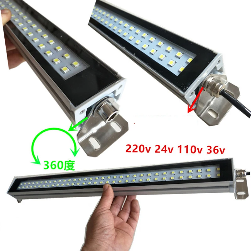 Luces LED de trabajo de 10W/15W, lámpara de máquina herramienta a prueba de explosiones, impermeable, a prueba de aceite, lámparas de torno CNC,