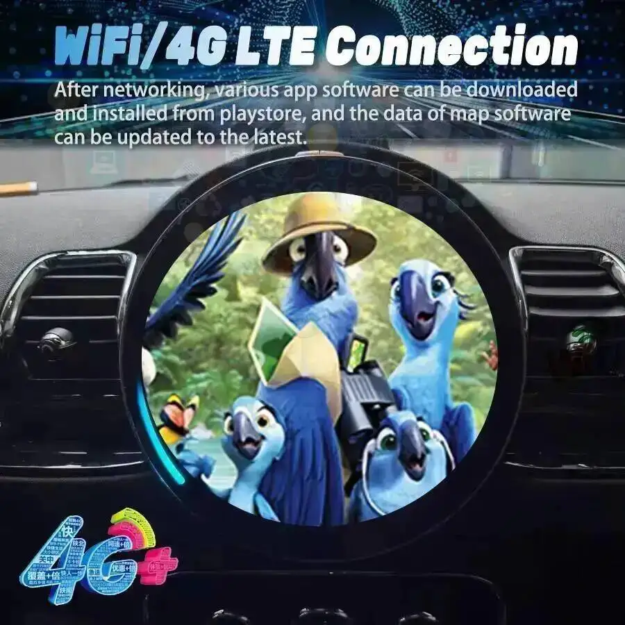 11.9inch Android 15 Multimedia DSP WIFI BT Car Radio Screen Carplay 4G GPS For BMW MINI F56 F54 F60 2017-2026 NBT EVO Stereo