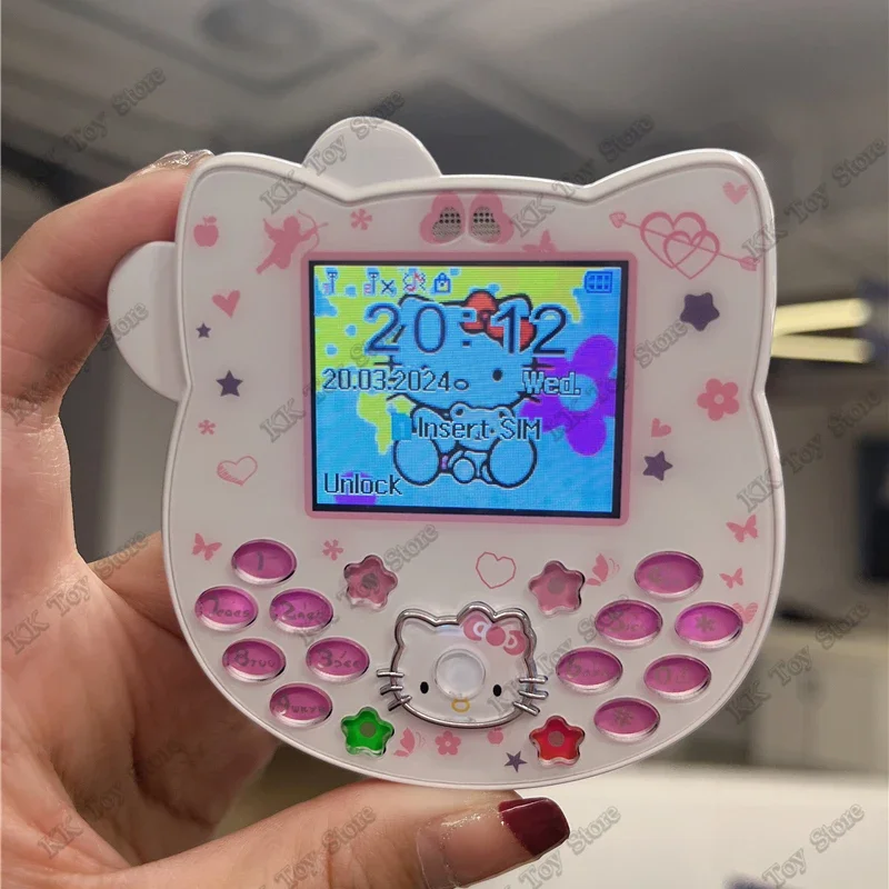 

Kawaii Hello Kitty Taiml K688 i168 Sanrio Mini Phone Cartoon Cute Figure Mobile Phone Birthday Girls Kids Toys For Children Gift