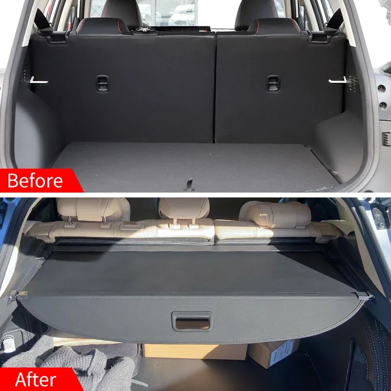 Für KIA KX3 Seltos Auto Tail Box Innen Zubehör Versenkbare Trunk Cargo Abdeckung