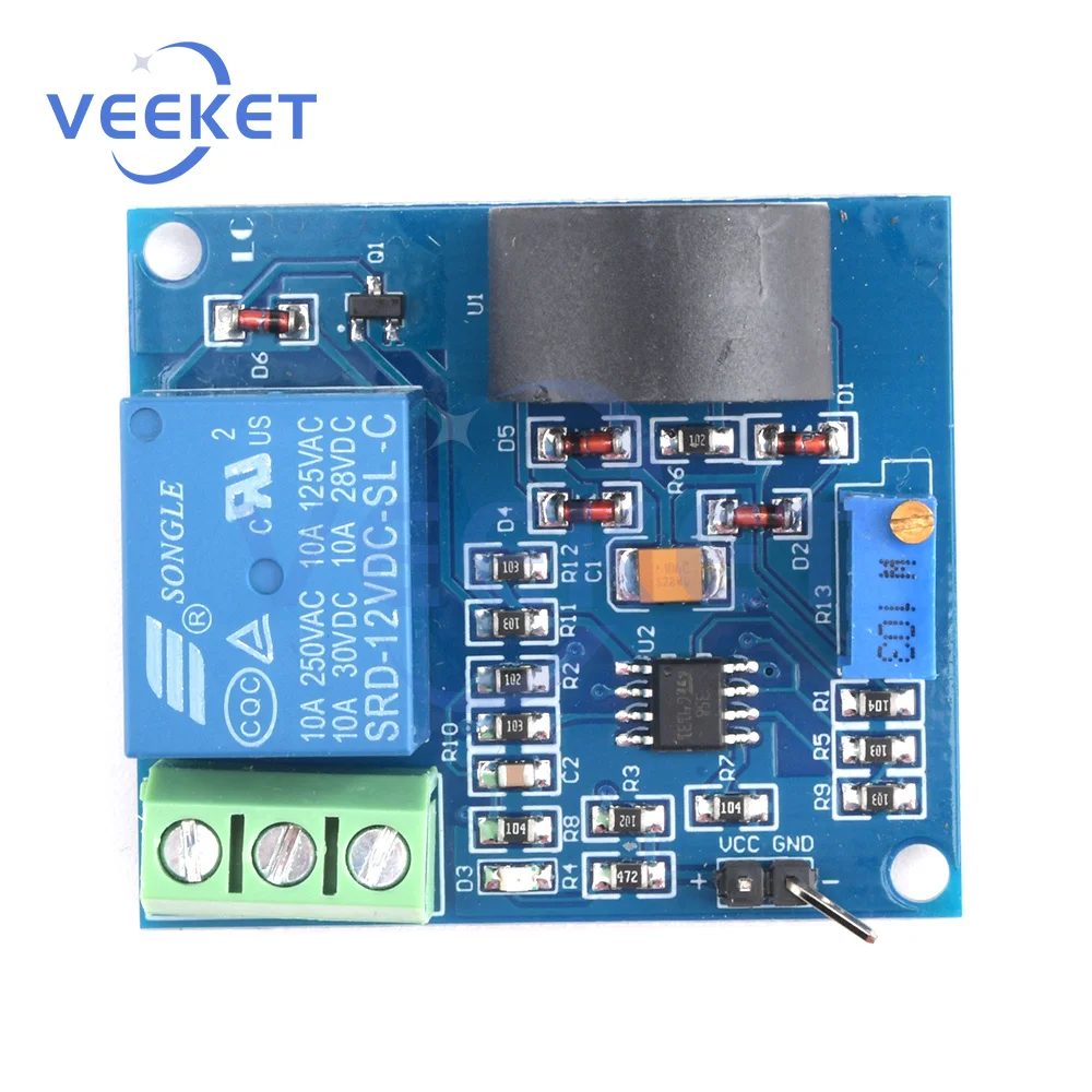 AC Current Sensor 5V 12V 12V Relay Module High Precision Current ZMCT103C Transformer 5A Detection Board Sensor Module