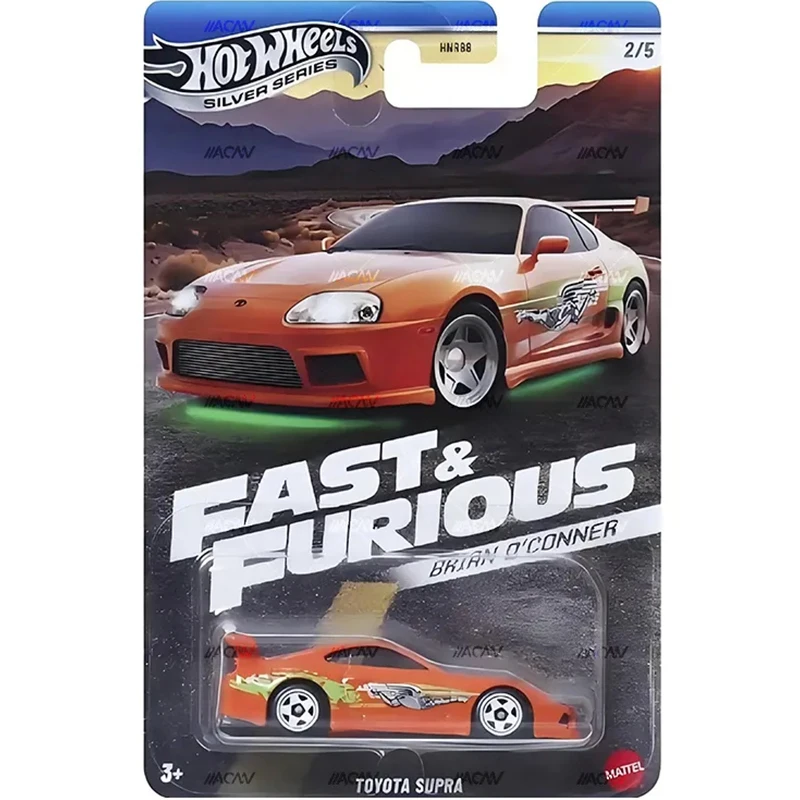 2025 Hot Wheels Fast & Furious: مجموعة متنوعة من سلسلة Brian O'conner Toyota Nissan GTR Ford 1:64 Diecast نموذج سيارة