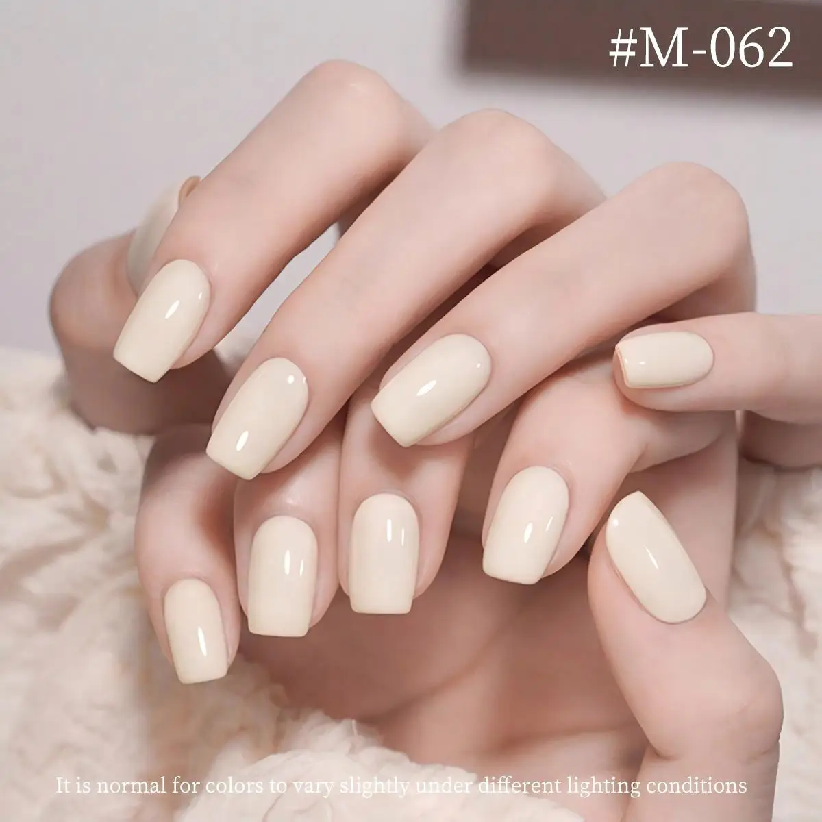 Zestaw 6 lakierów hybrydowych UV/LED w odcieniach nude i beżu, długotrwałe żele do manicure typu soak off, idealne do eleganckiego manicure francuskiego i ombre.