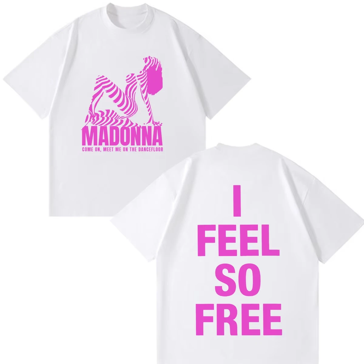 Madonna CONFESSIONS II Album Tour 2026 Print T-shirt 100%Cotton Clothing Unisex Men‘s Women's T-Shirt Y2k Casual Tee Streetwear
