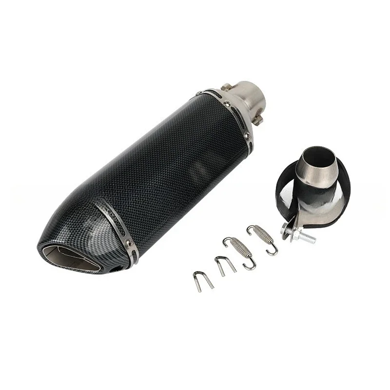 

Small hexagonal exhaust pipe, carbon fiber, motorcycle modified exhaust pipe modified exhaust pipe