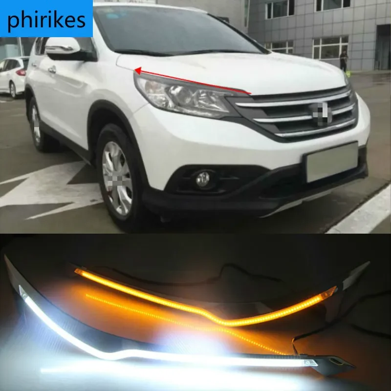 

LED DRL Daytime Running Light Daylight Turn Signal Lamp Car Styling for Honda CRV CR-V 2012 2013 2014