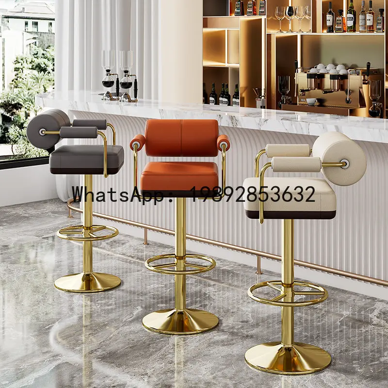 

X-28 bar stool hotel front desk counter stool adjustable height home island bar chair
