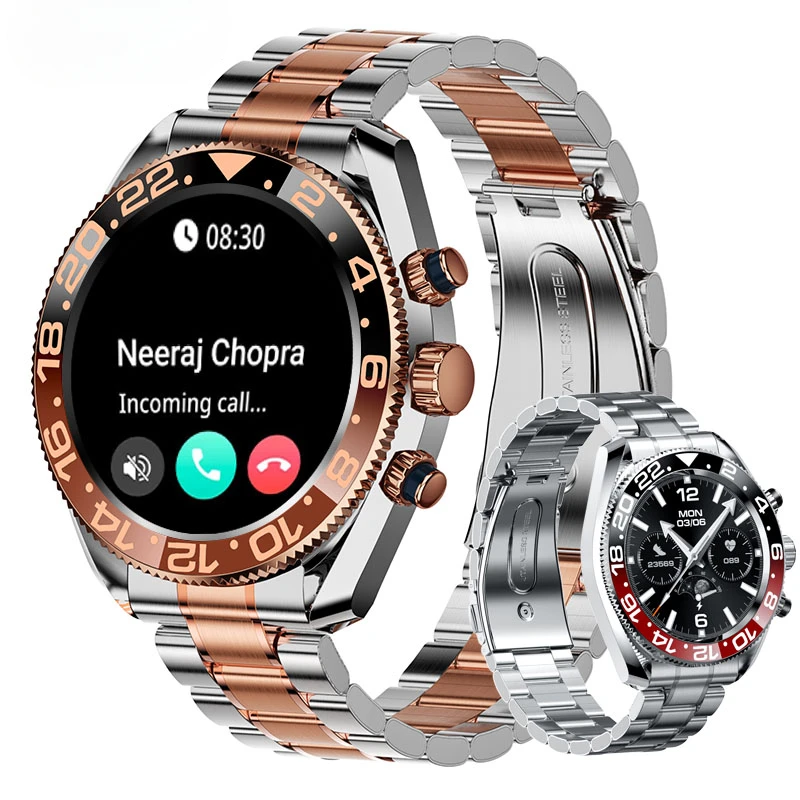 

2024 New AW35 Smartwatch for Men - Korean Support. Military Style. Waterproof. Bluetooth Call. Digital. for Sport & Business.