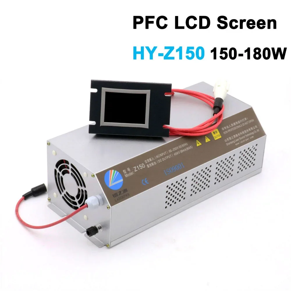 Haojiayi Z150 Pfc Functie Co2 Laser Voeding Voor Lasergravure Snijmachine 130-150W Co2 Laser Buis