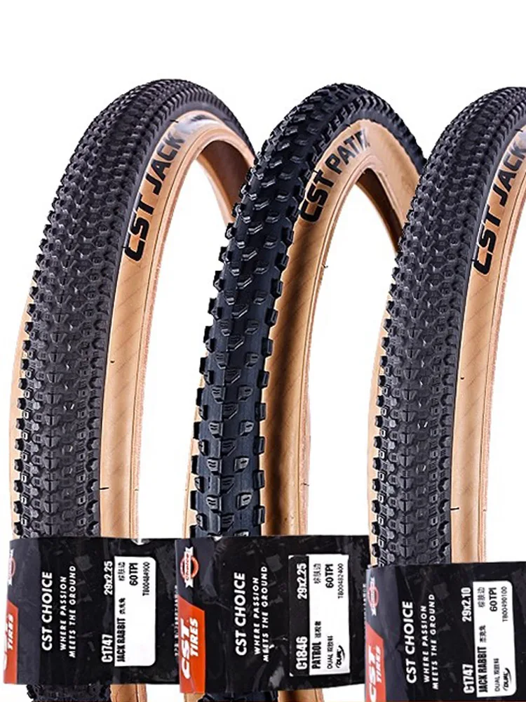 CST 26/27.5/29 pouces pneu de VTT C1747 C1846 résistant à l'usure 26X1.95 27.5X2.1 29X2.1 29X2.25 pneu extérieur de vélo marron