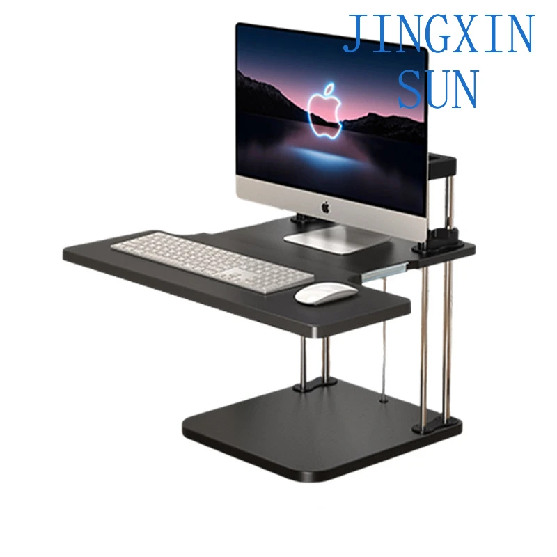 Upgraded electric lift computer stand, sit-stand dual-use office desk, laptop tray, ergonomic lift table