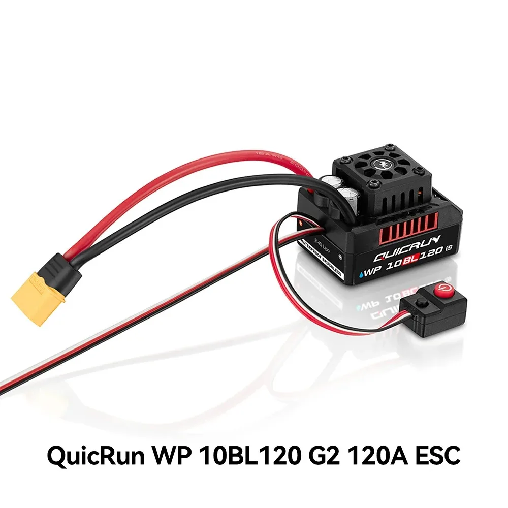 Originele Hobbywing QUICRUN Sensored 10BL120 120A /10BL60 60A 2-3S Lipo Brushless ESC voor 1/10 Touring Car/Buggy/F1/Drift Car