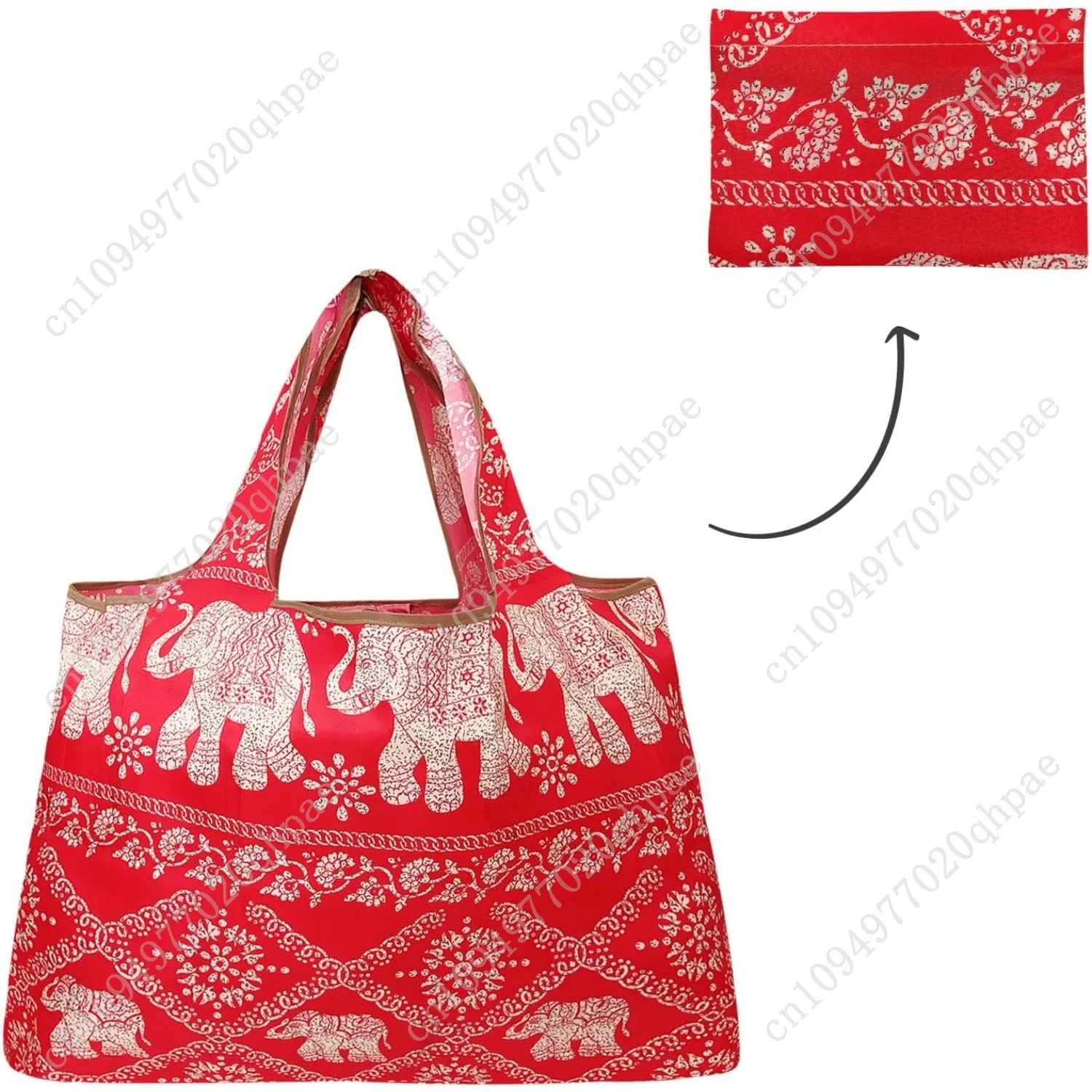 حقيبة يد كبيرة قابلة للطي من النايلون من allydrew #4