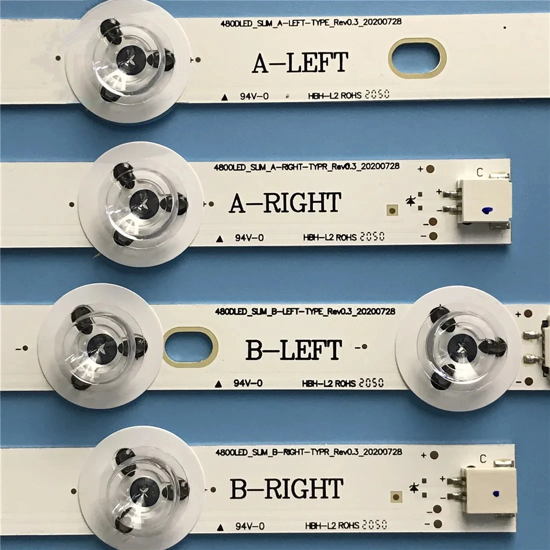 LED Backlight strip for 480DLED_SLIM_A-RIGHT-TYPE A-LEFT-TYPE TX-48CX350B TX-48CX400E TX-48CX400B 48CX400E 48S3653DB 48U7653DB