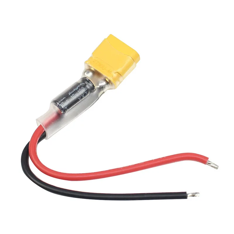 XT30 Plug conector cabo de alimentação com capacitor, RC bateria cabo