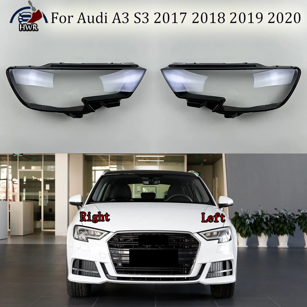 

Headlamp Housing Transparent Mask Cover Headlight Shell Plexiglass Replace Original Lens For Audi A3 S3 2017 2018 2019 2020