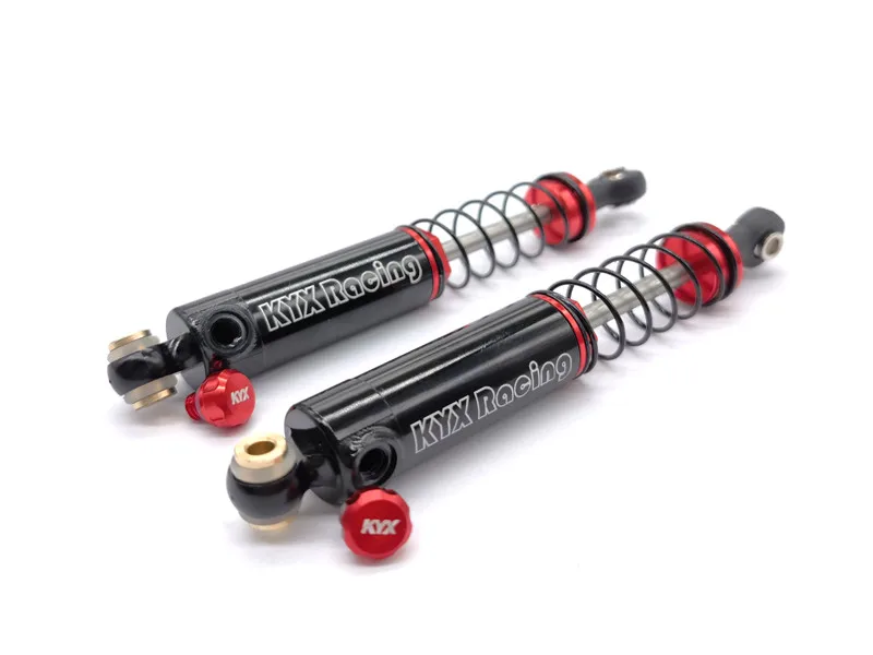 KYX Racing 98mm Metal Suspension Shock Absorber Upgrades Parts Accessories for 1/10 RC Crawler Car Axial SCX10 II SCX10 III TRX4