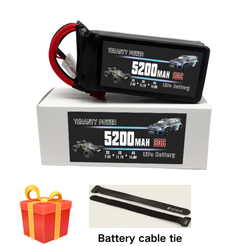 1/2/4pcs TERANTY 3S 5600mAh Lipo Batterij 11.4V 100C met T Plug voor Hyper go MJX RC Auto Buggy Truck FPV Drone RC Model Onderdelen