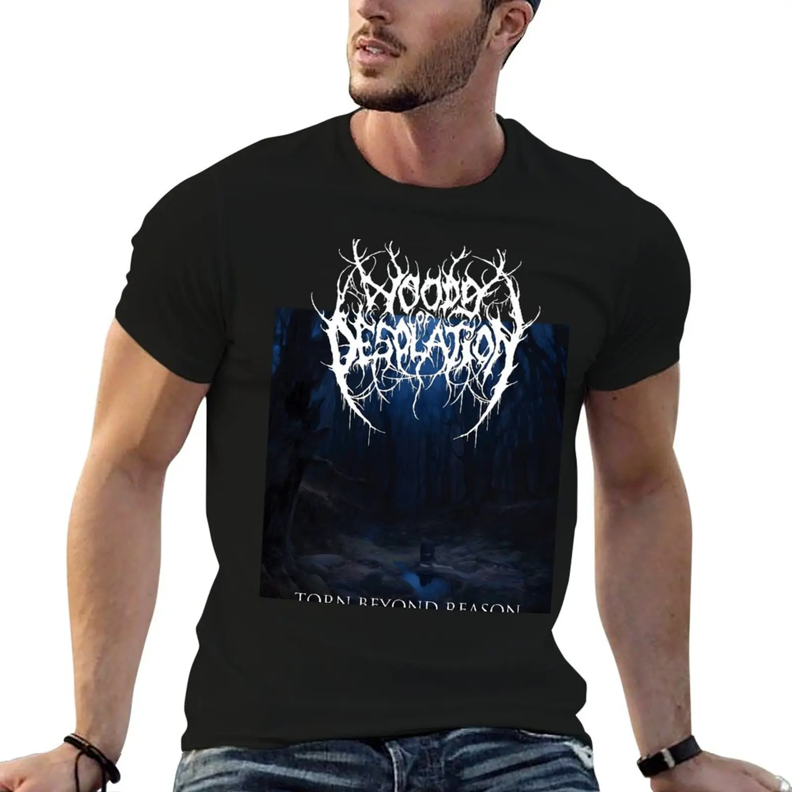 

shirts Black Beyond Metal Woods luxury man Torn for T-Shirt soft shirt t t Reason cotton man Desolation of - -