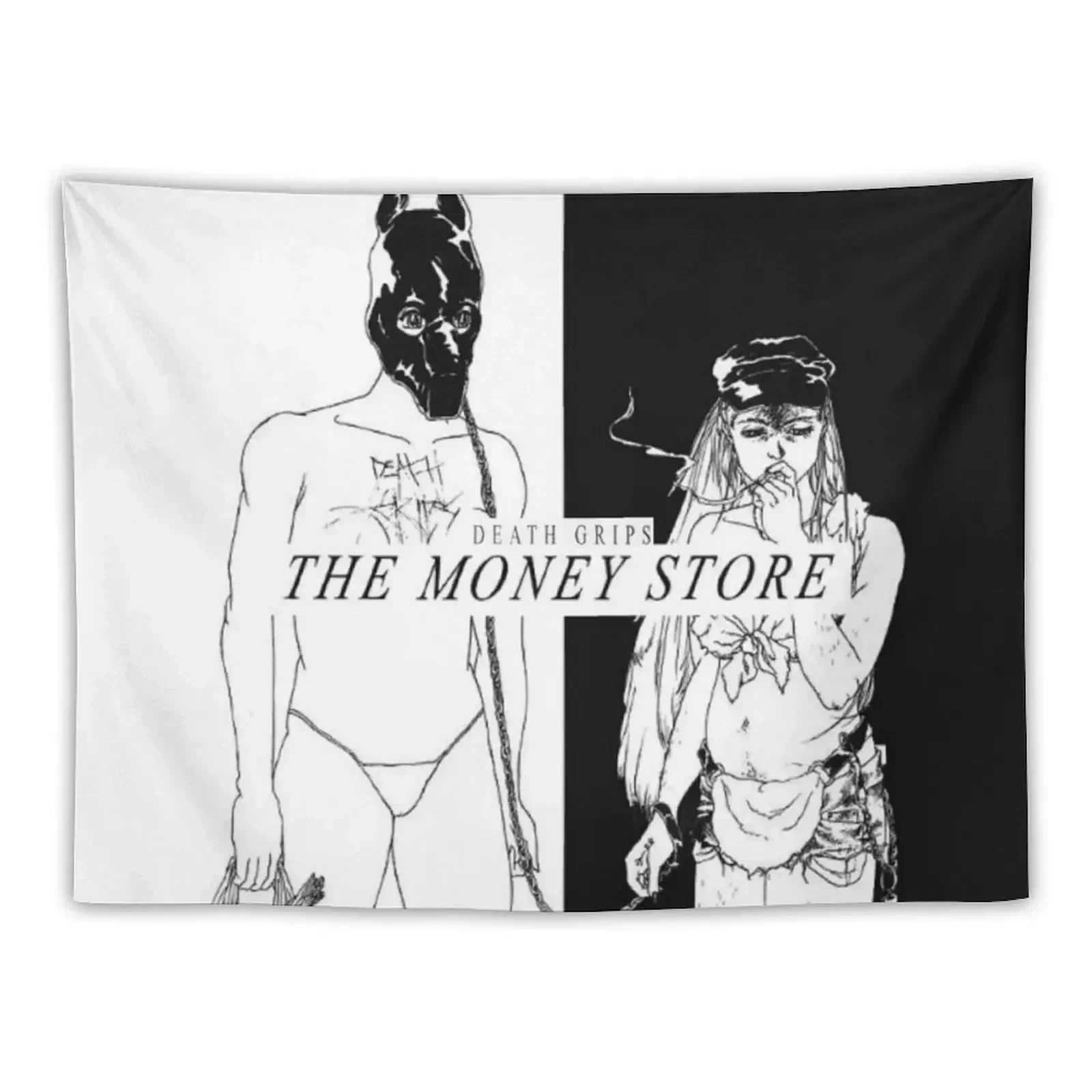 Death Grips - The Money Store Tapestry Luxury Living Room Decoration Wall Art Home Decorators Room Decor Aesthetic Tapestry